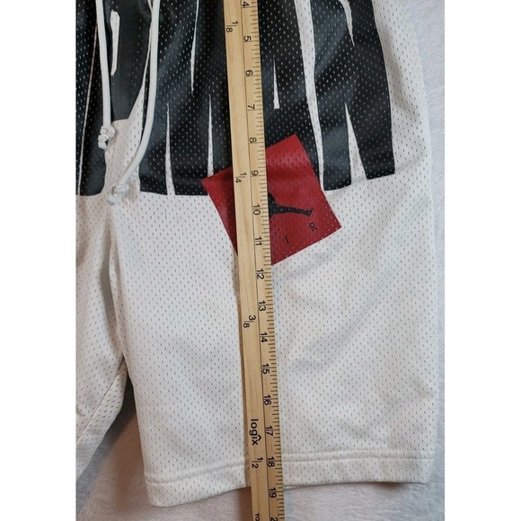 Jordan Jumpman Air Mesh Mens Black White Basketball Shorts Size Large - Picture 3 of 5